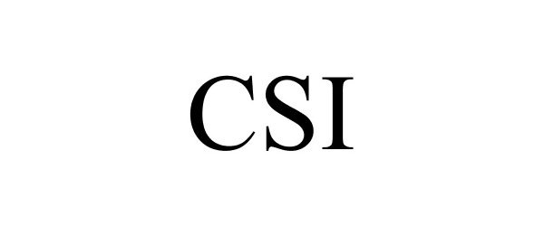 Trademark Logo CSI