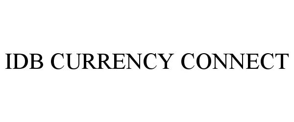  IDB CURRENCY CONNECT