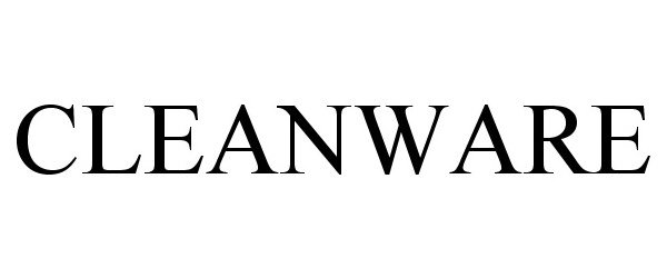 Trademark Logo CLEANWARE