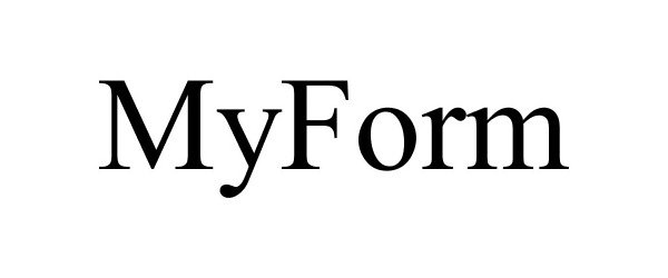Trademark Logo MYFORM