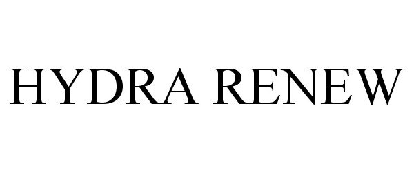 Trademark Logo HYDRA RENEW
