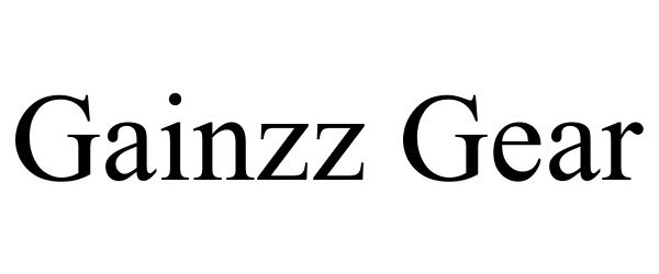 Trademark Logo GAINZZ GEAR