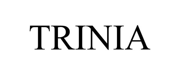 Trademark Logo TRINIA
