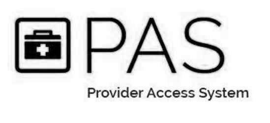  PAS PROVIDER ACCESS SYSTEM