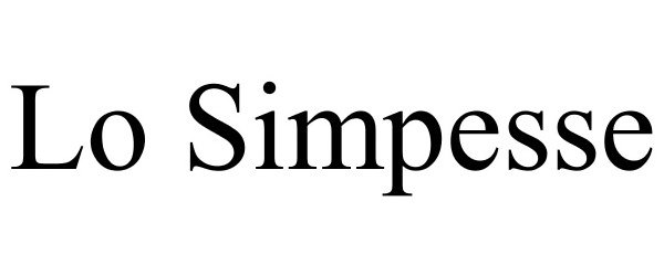 Trademark Logo LO SIMPESSE