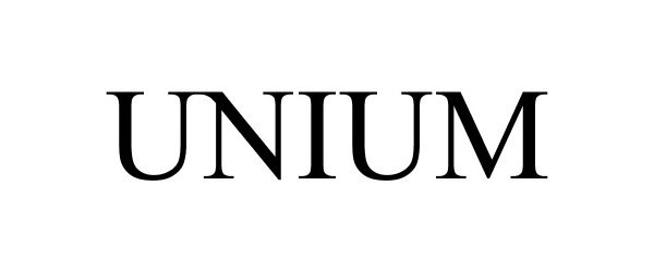 Trademark Logo UNIUM