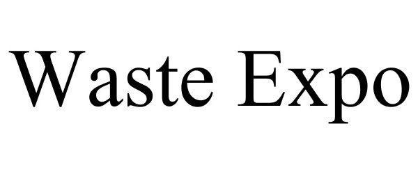 Trademark Logo WASTE EXPO