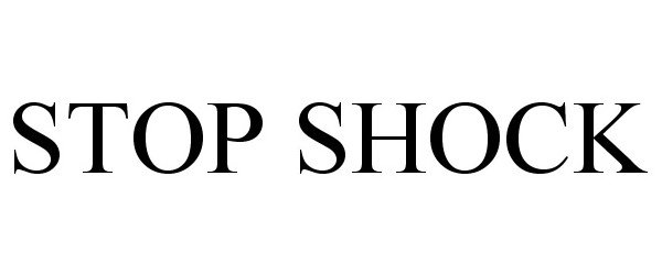 Trademark Logo STOP SHOCK