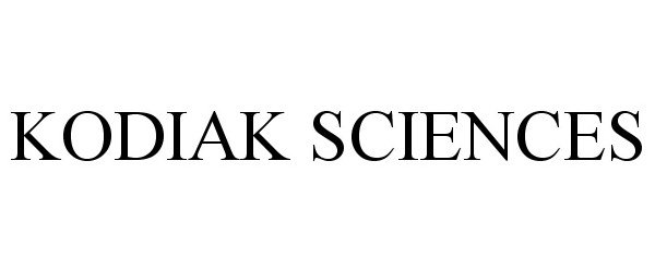  KODIAK SCIENCES