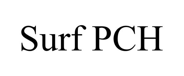 Trademark Logo SURF PCH