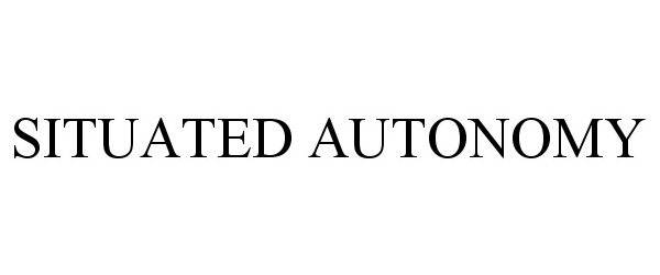 Trademark Logo SITUATED AUTONOMY