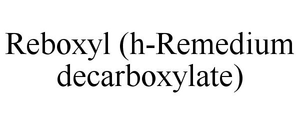Trademark Logo REBOXYL (H-REMEDIUM DECARBOXYLATE)
