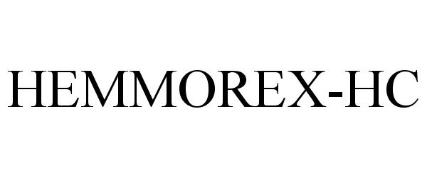 Trademark Logo HEMMOREX-HC