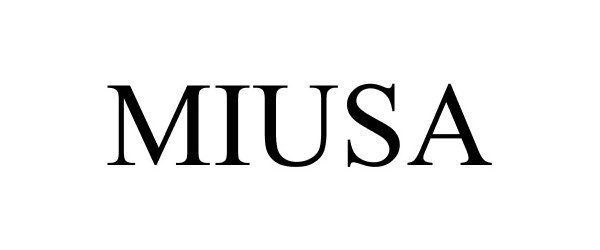 Trademark Logo MIUSA