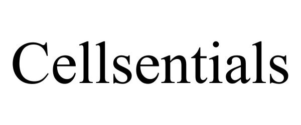 Trademark Logo CELLSENTIALS