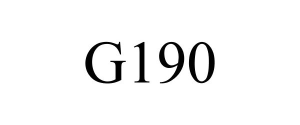 Trademark Logo G190