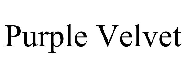 Trademark Logo PURPLE VELVET