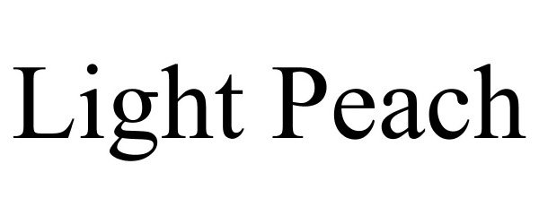 Trademark Logo LIGHT PEACH