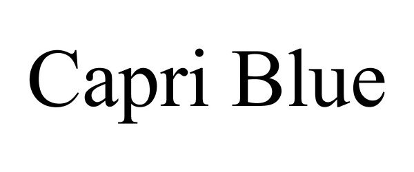 Trademark Logo CAPRI BLUE