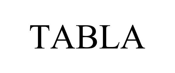 Trademark Logo TABLA