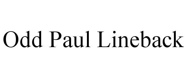  ODD PAUL LINEBACK