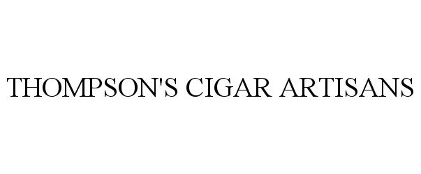 Trademark Logo THOMPSON'S CIGAR ARTISANS