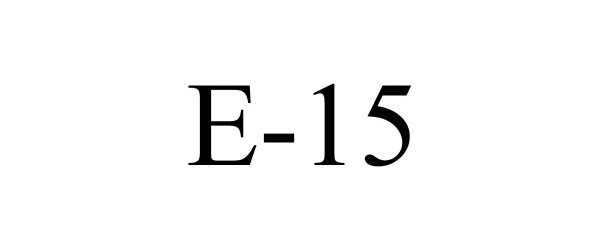 Trademark Logo E-15