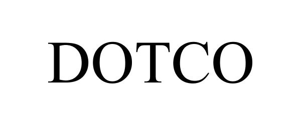 Trademark Logo DOTCO