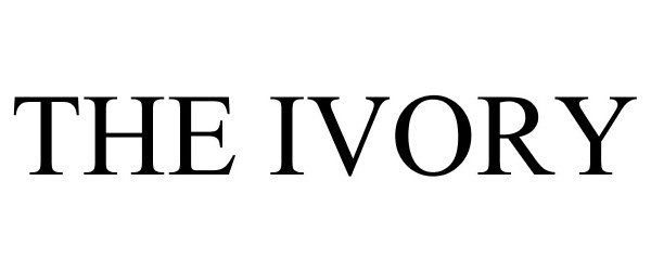 Trademark Logo THE IVORY