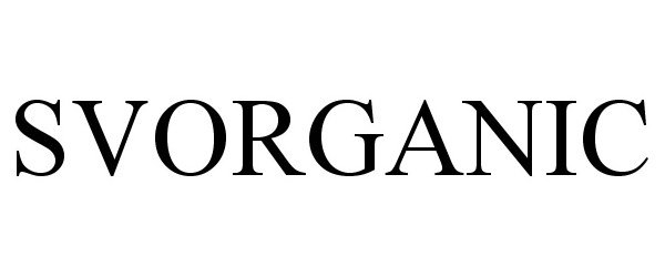 Trademark Logo SVORGANIC