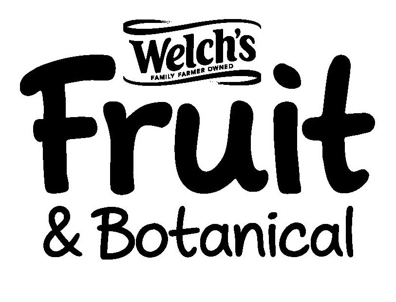  WELCH'S FAMILY FARMER OWNED FRUIT &amp; BOTANICAL