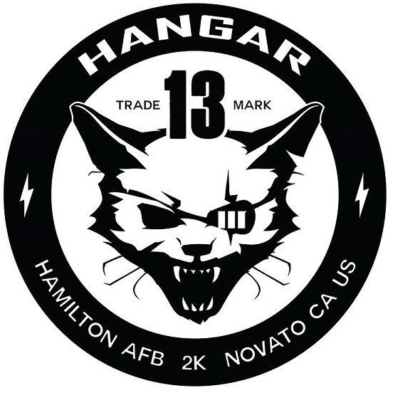 Trademark Logo HANGAR 13 TRADE MARK HAMILTON AFB 2K NOVATO CA US