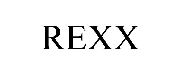 Trademark Logo REXX