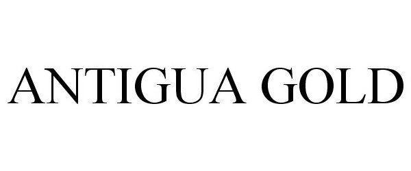 Trademark Logo ANTIGUA GOLD