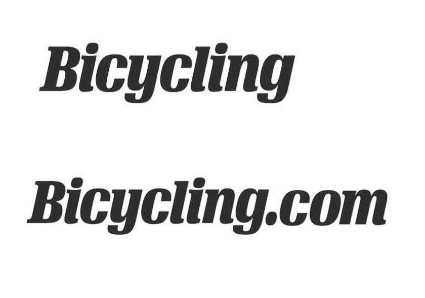 Trademark Logo BICYCLING BICYCLING.COM