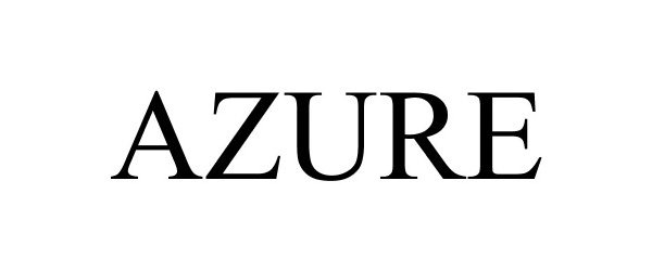 Trademark Logo AZURE