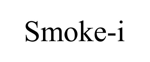 Trademark Logo SMOKE-I