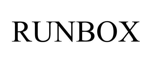 Trademark Logo RUNBOX