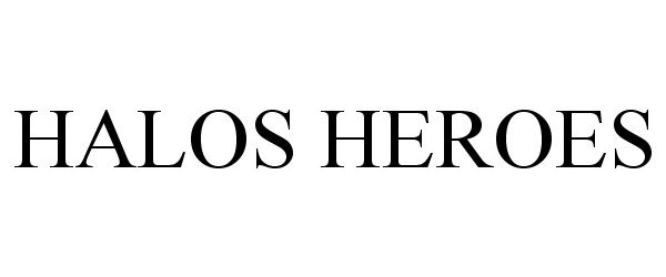 Trademark Logo HALOS HEROES