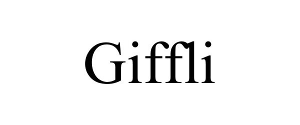 Trademark Logo GIFFLI