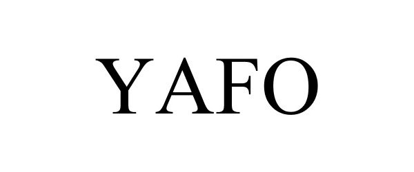 Trademark Logo YAFO