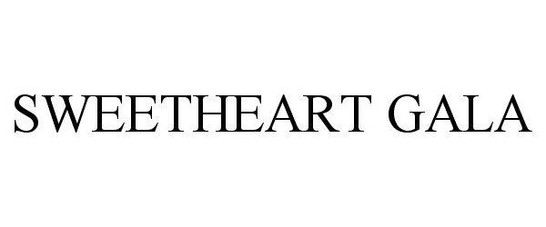 Trademark Logo SWEETHEART GALA