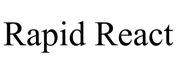 Trademark Logo RAPID REACT