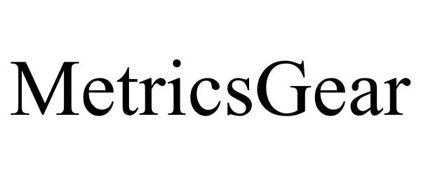 Trademark Logo METRICSGEAR