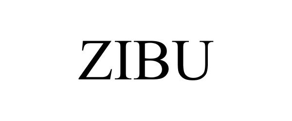 Trademark Logo ZIBU