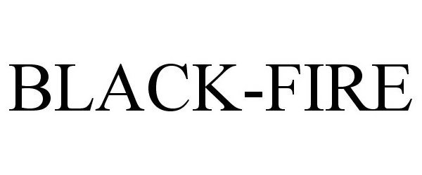 Trademark Logo BLACK-FIRE