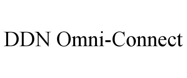 Trademark Logo DDN OMNI-CONNECT