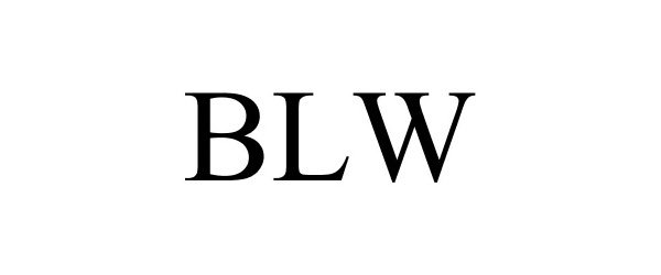 Trademark Logo BLW