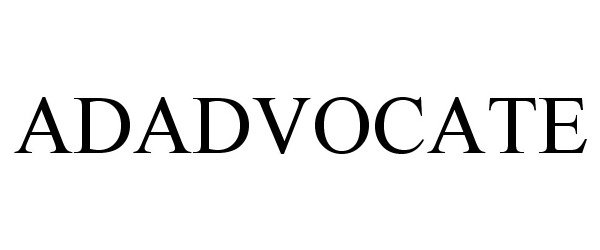 Trademark Logo ADADVOCATE