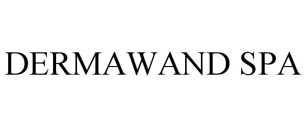 Trademark Logo DERMAWAND SPA